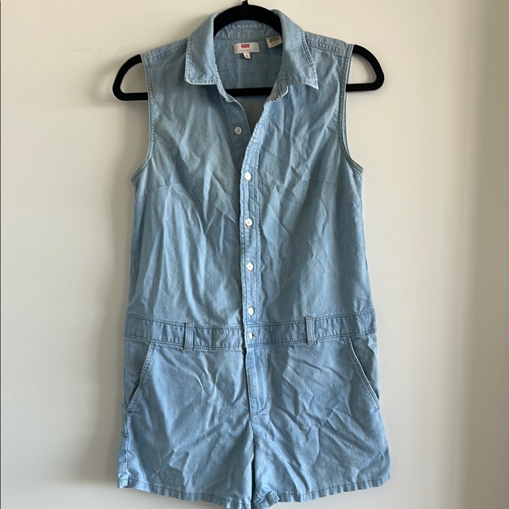 Levis Sleeveless Denim Romper